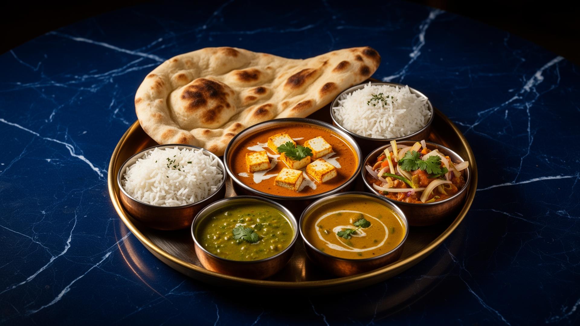 Aadeshwar Café signature thali